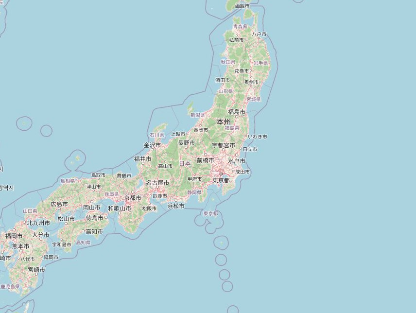 日本地図