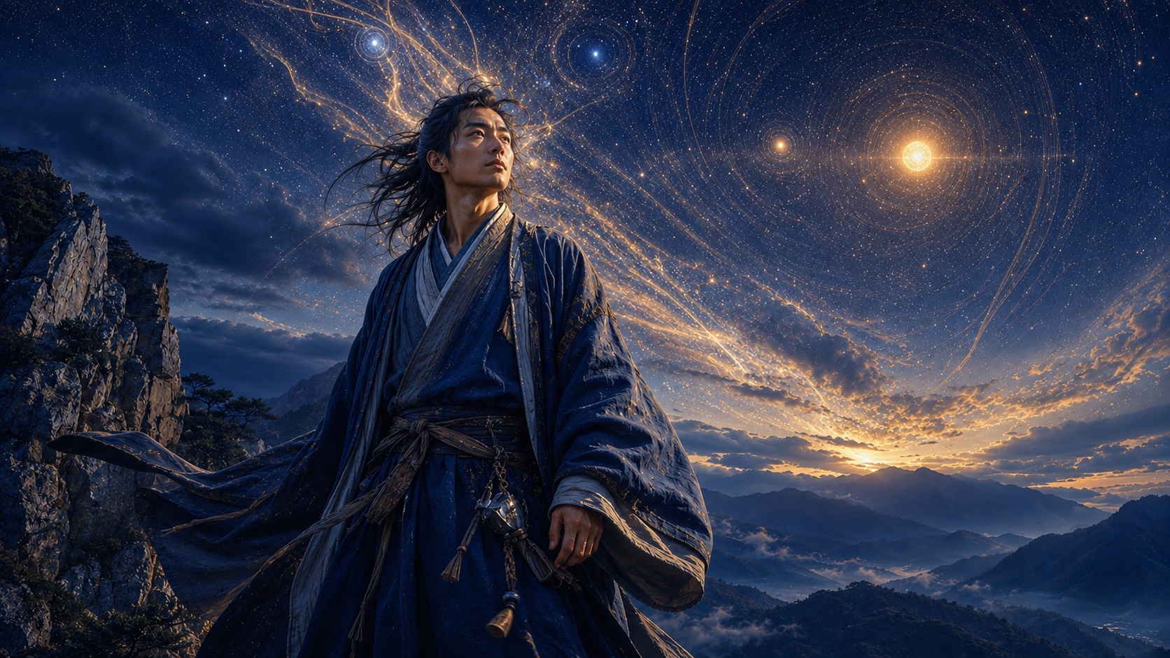 明けの明星があらわれた朝の空海